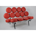 sofa merah mashmallow yang modern